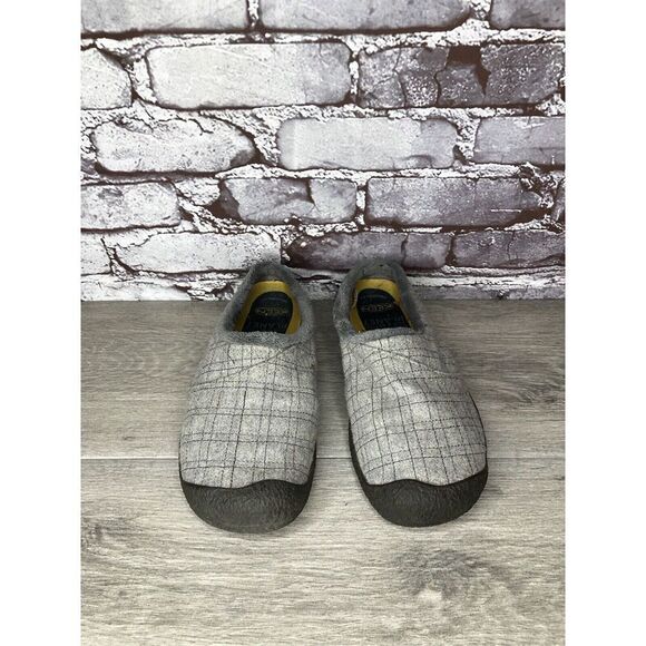 Keen Gray Fleece Lining Comfort Wool Slip On Gum Mules Shoes Women 7M US/37.5EU - Picture 10 of 16
